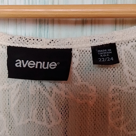 Avenue floral net pullover cream 22/24 - Picture 5 of 7